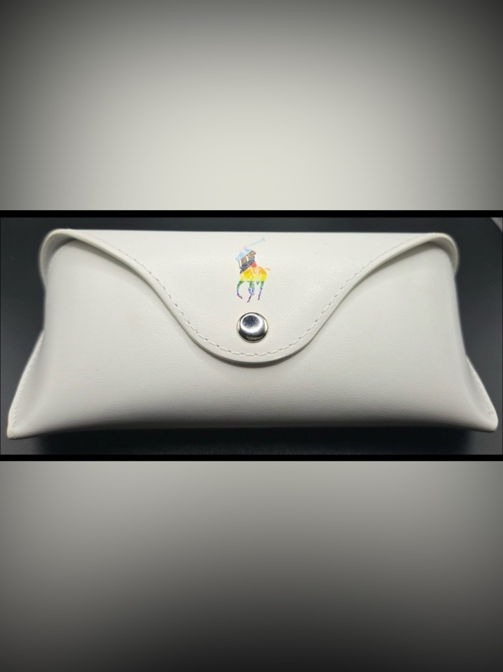 Polo by Ralph Lauren White Women's Glasses Case
